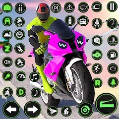 Взломанная Racing Bike Stunt Games Master (Гонки на мотоциклах Мастер игр в трюки)  [МОД Unlocked] - полная версия apk на Андроид