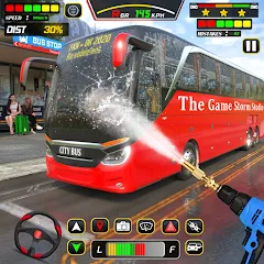 Скачать взлом City Bus Simulator Bus Games (Сити Бас Симулятор Бас Игры)  [МОД Много монет] - стабильная версия apk на Андроид