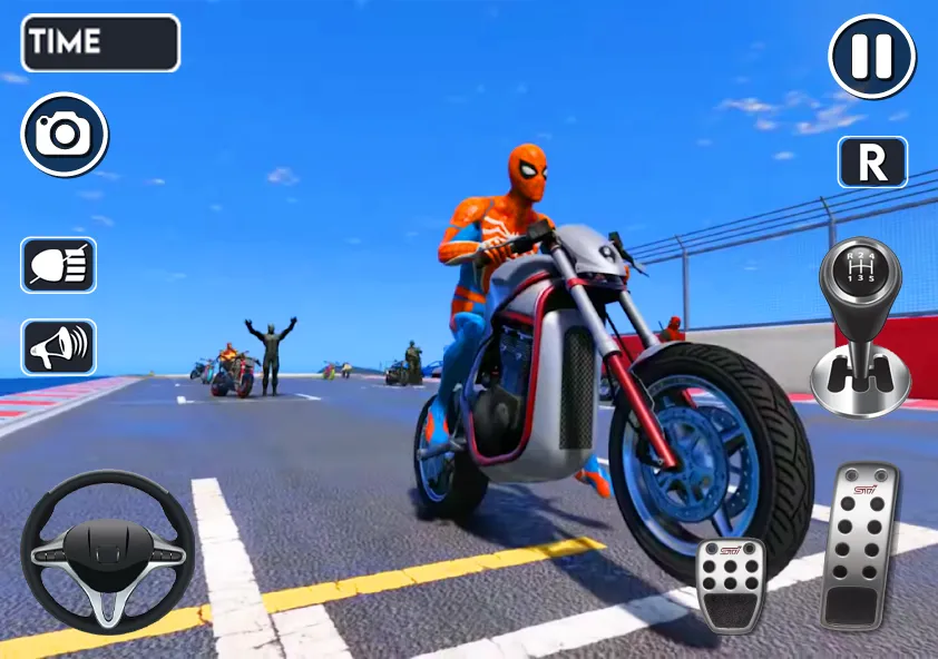 Spider Bike Stunt 3D Mega Ramp  [МОД Меню] Screenshot 4