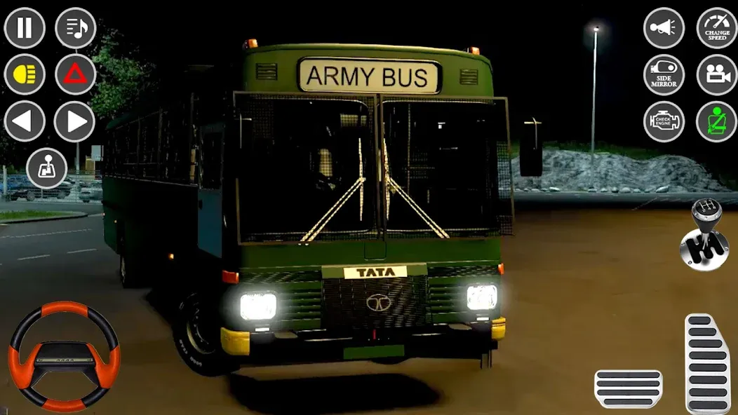 US Military Coach Simulator 3D  [МОД Меню] Screenshot 1