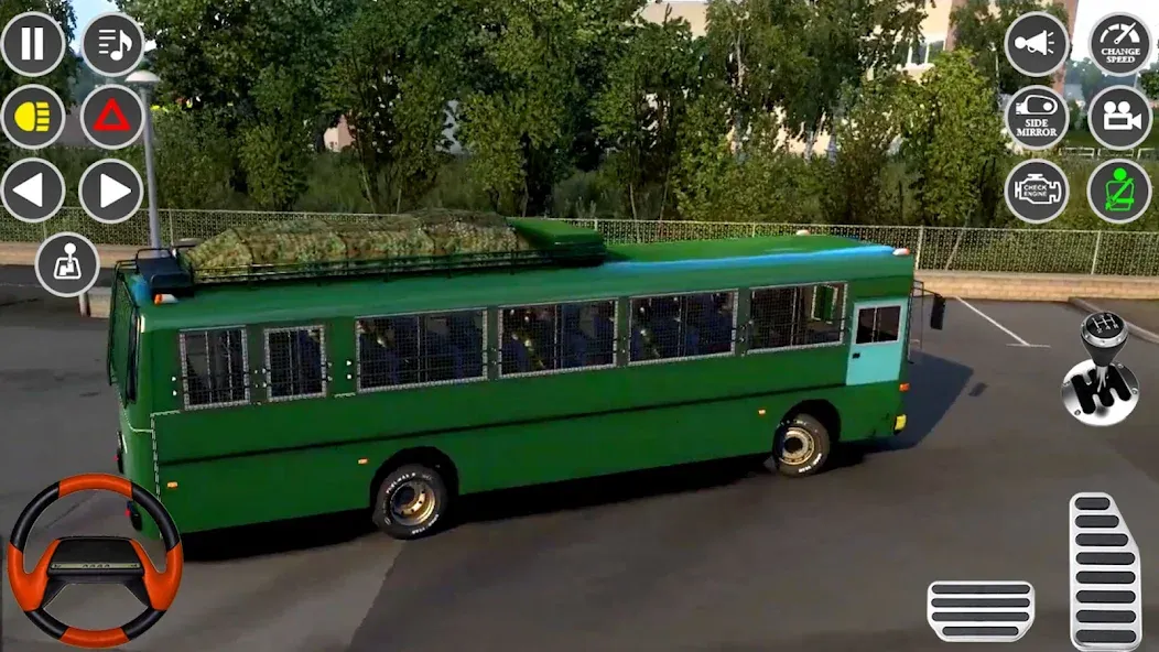 US Military Coach Simulator 3D  [МОД Меню] Screenshot 4