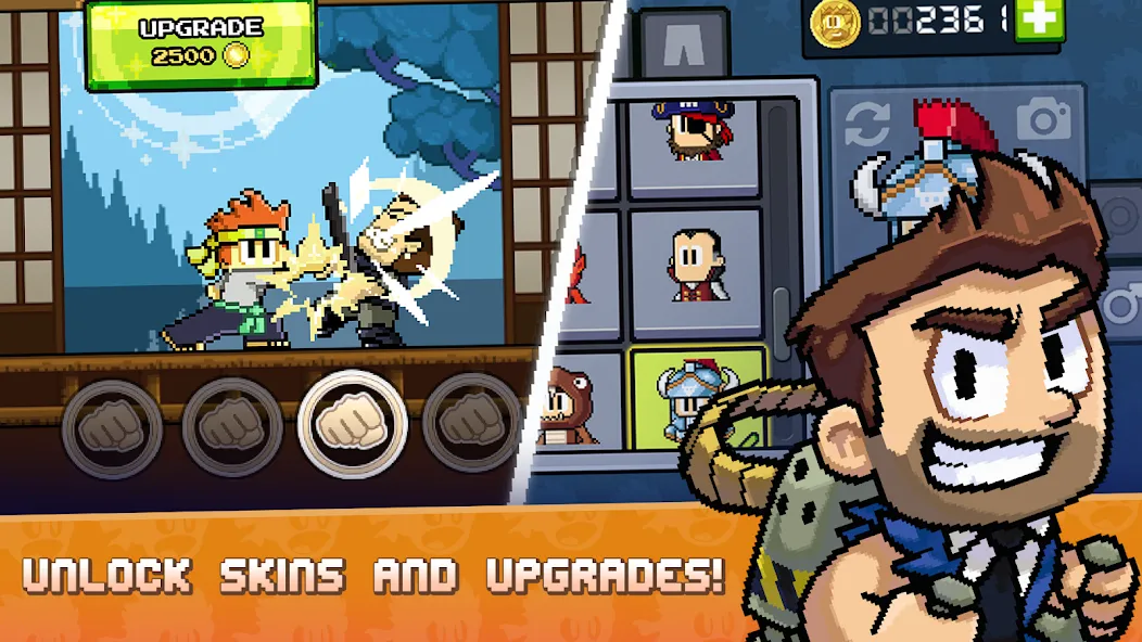 Dan the Man: Action Platformer (Дэн зе Мэн)  [МОД Menu] Screenshot 5