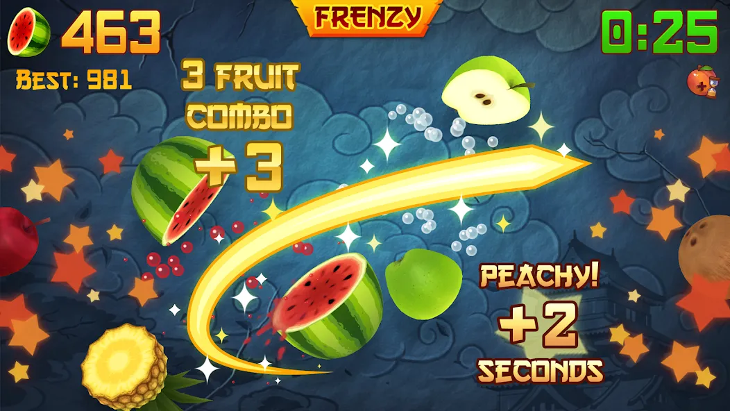 Fruit Ninja® (Фрут Ниндзя)  [МОД Меню] Screenshot 2