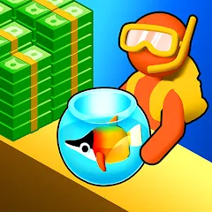 Взломанная Aquarium Land - Fishbowl World (Аквариум Лэнд)  [МОД Много денег] - полная версия apk на Андроид