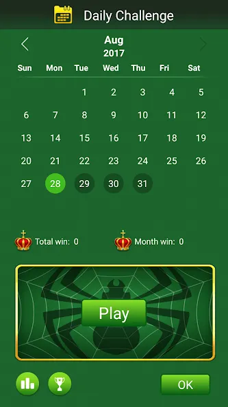 Spider Solitaire  [МОД Все открыто] Screenshot 2