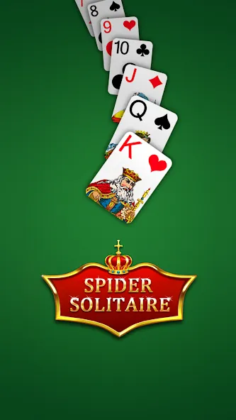 Spider Solitaire  [МОД Все открыто] Screenshot 3