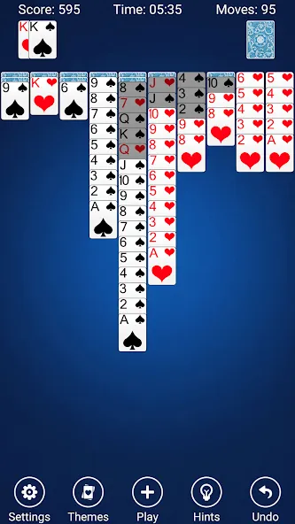 Spider Solitaire  [МОД Все открыто] Screenshot 4