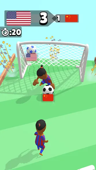 Soccer Dash (окер Даш)  [МОД Много монет] Screenshot 3