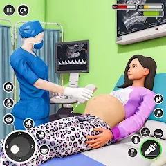 Скачать взломанную Pregnant Mom Simulator Games  [МОД Unlimited Money] - полная версия apk на Андроид