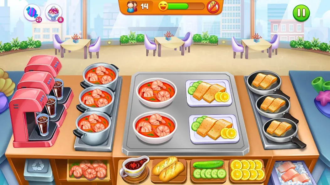 Cooking Restaurant Food Games  [МОД Unlimited Money] Screenshot 1