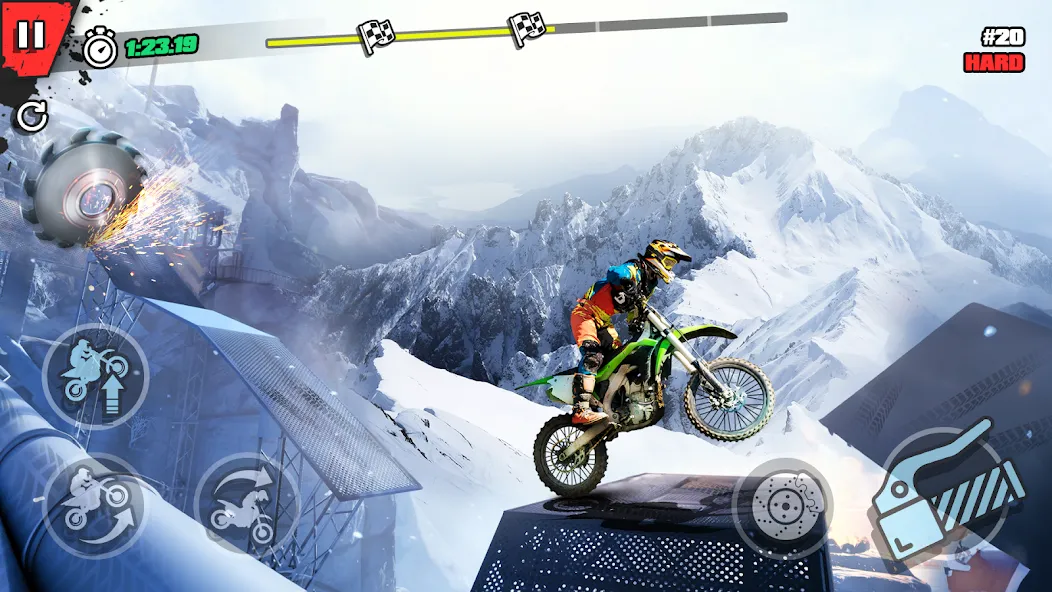 Trial Mania: Dirt Bike Games (Трайал Мания)  [МОД Unlocked] Screenshot 3