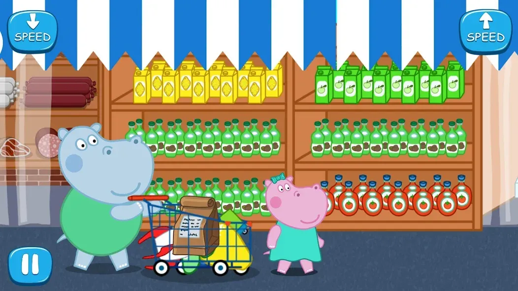 Kids Supermarket: Shopping  [МОД Все открыто] Screenshot 5