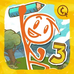 Скачать взломанную Draw a Stickman: EPIC 3 (Нарисуй палочного человечка)  [МОД Много монет] - полная версия apk на Андроид