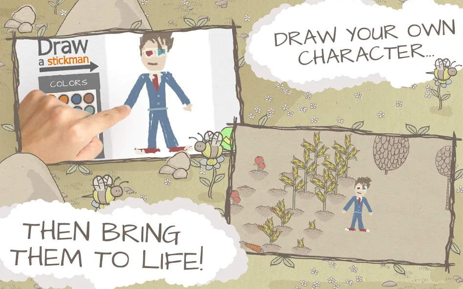 Draw a Stickman: EPIC Free (Нарисуй палочного человечка)  [МОД Много монет] Screenshot 2