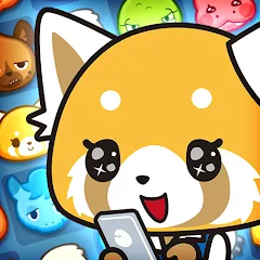 Взломанная Aggretsuko : Match 3 Puzzle (Аггретсуко)  [МОД Бесконечные деньги] - полная версия apk на Андроид