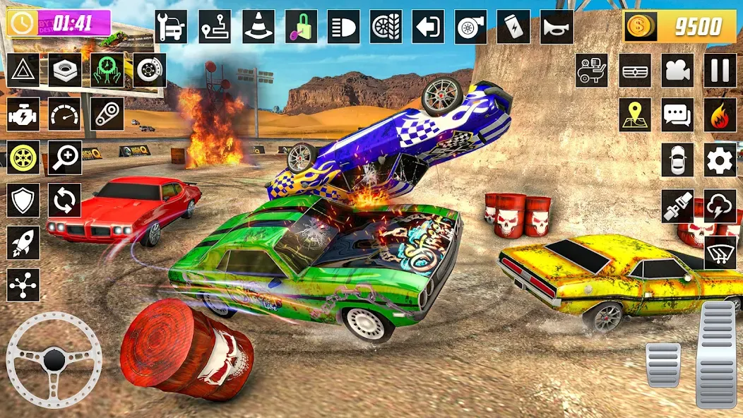 X Demolition Derby : Car Games  [МОД Menu] Screenshot 2