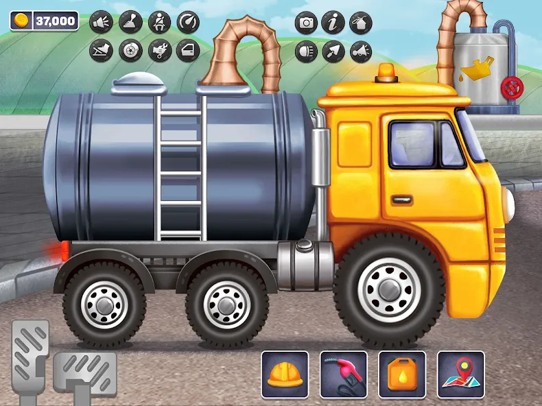 Oil Tanker Truck Games  [МОД Все открыто] Screenshot 5