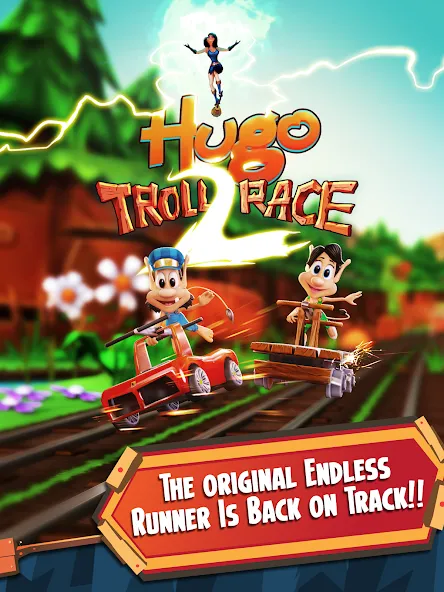 Hugo Troll Race 2: Rail Rush (Хуго Тролл Гонка 2)  [МОД Mega Pack] Screenshot 5