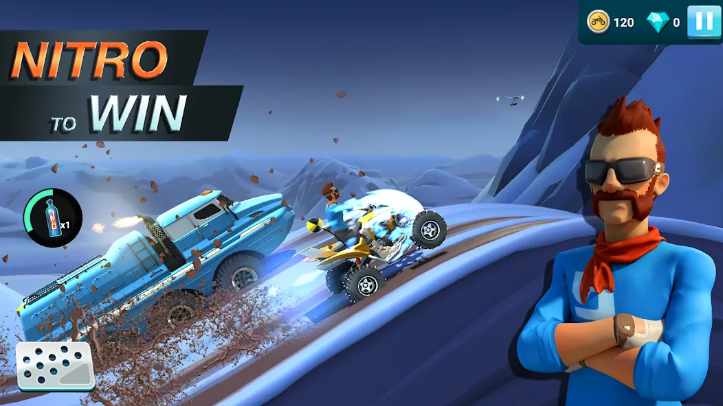 MMX Hill Dash 2 – Offroad Truc (ММХ Хилл Даш 2)  [МОД Меню] Screenshot 3