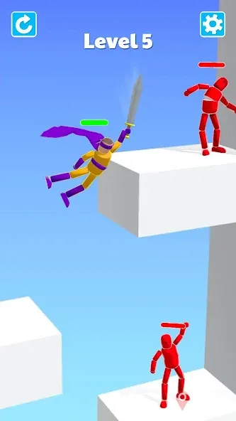 Ragdoll ninja: Imposter hero (Рагдолл Ниндзя)  [МОД Бесконечные деньги] Screenshot 2