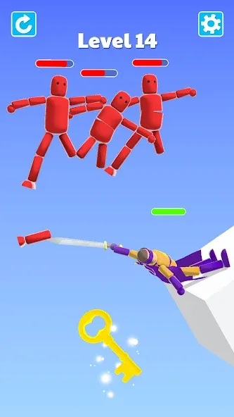 Ragdoll ninja: Imposter hero (Рагдолл Ниндзя)  [МОД Бесконечные деньги] Screenshot 3