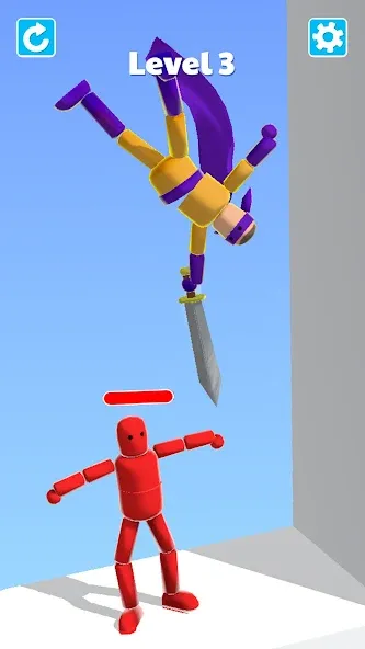 Ragdoll ninja: Imposter hero (Рагдолл Ниндзя)  [МОД Бесконечные деньги] Screenshot 4