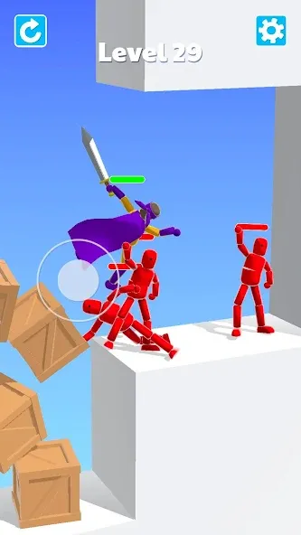 Ragdoll ninja: Imposter hero (Рагдолл Ниндзя)  [МОД Бесконечные деньги] Screenshot 5