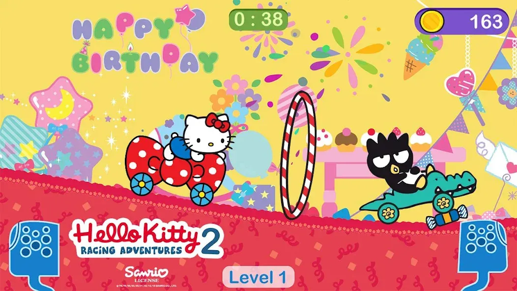 Hello Kitty games - car game  [МОД Mega Pack] Screenshot 1