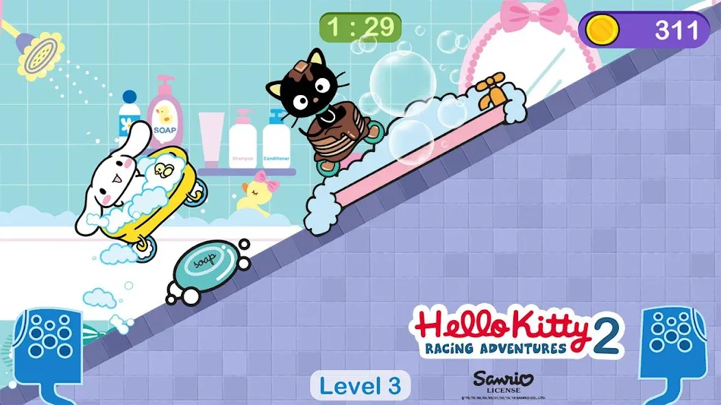 Hello Kitty games - car game  [МОД Mega Pack] Screenshot 3