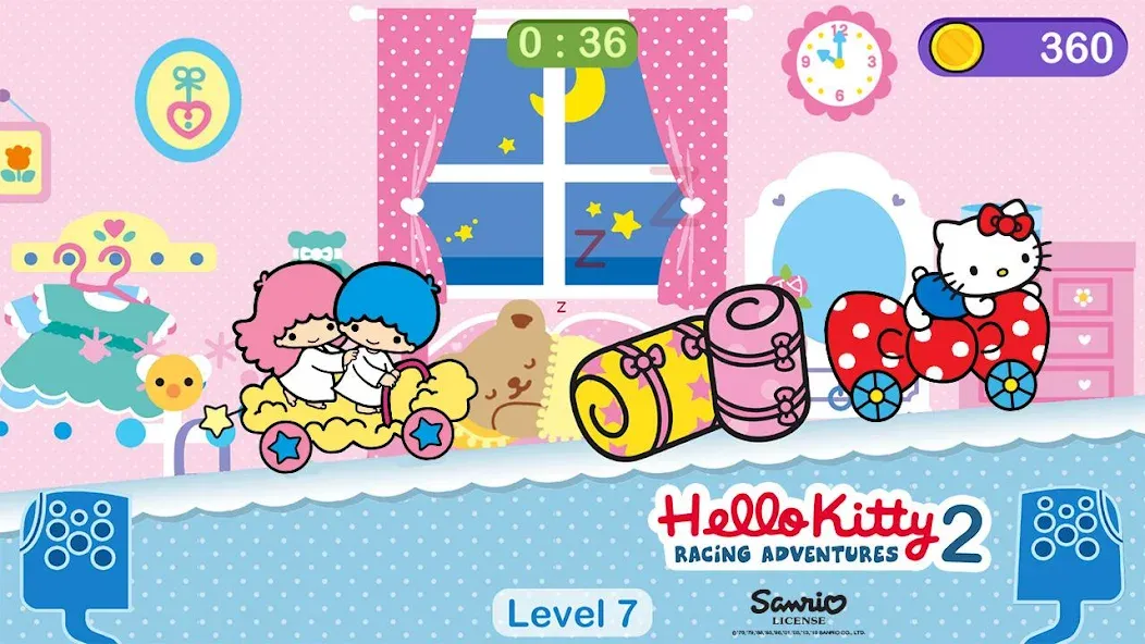 Hello Kitty games - car game  [МОД Mega Pack] Screenshot 4