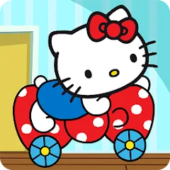 Взломанная Hello Kitty games - car game  [МОД Mega Pack] - полная версия apk на Андроид