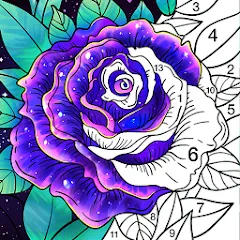 Скачать взломанную Coloring Book: Color by Number (Колоринг Бук)  [МОД Unlimited Money] - полная версия apk на Андроид