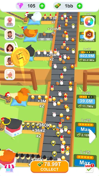 Idle Egg Factory  [МОД Бесконечные монеты] Screenshot 3