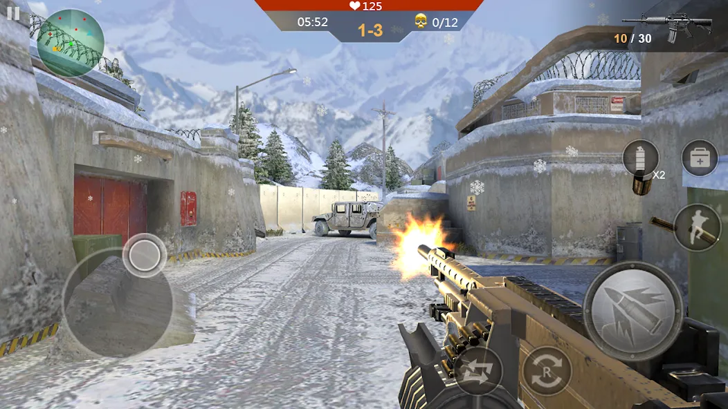 Gun Strike Shoot 3D  [МОД Unlocked] Screenshot 2