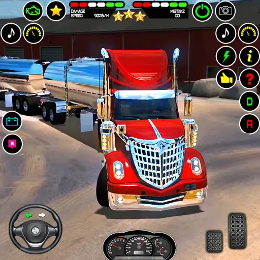 US Truck Driving Cargo Game 3D (Американский грузовик водителя)  [МОД Unlocked] Screenshot 1