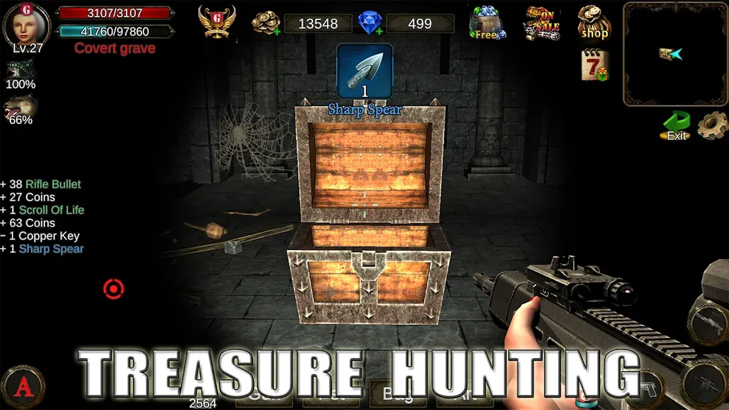 Dungeon Shooter : Dark Temple (Данжен Шутер)  [МОД Unlocked] Screenshot 4