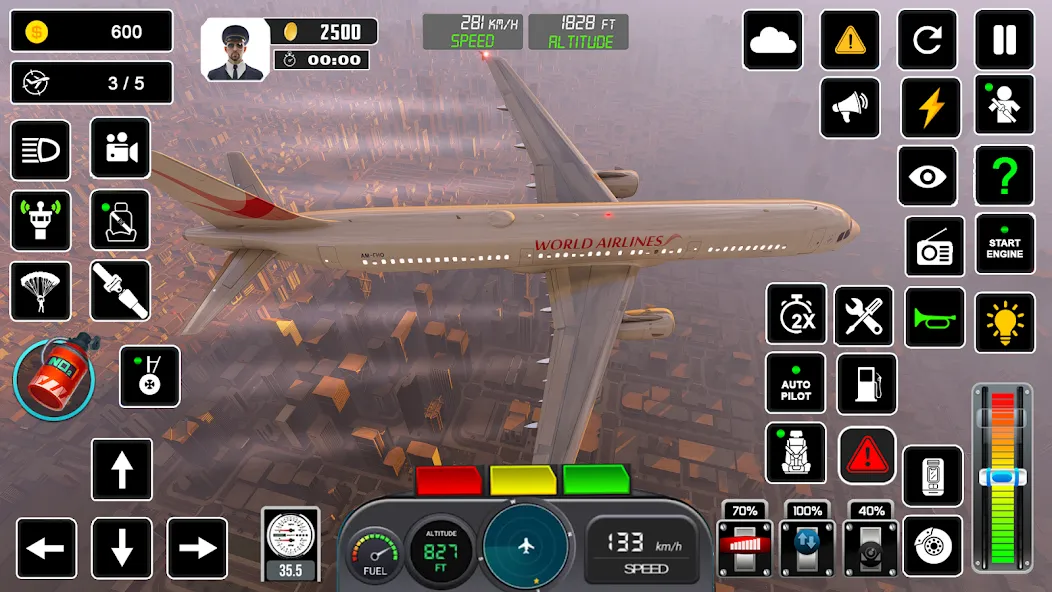 Pilot Flight Simulator Games  [МОД Mega Pack] Screenshot 2