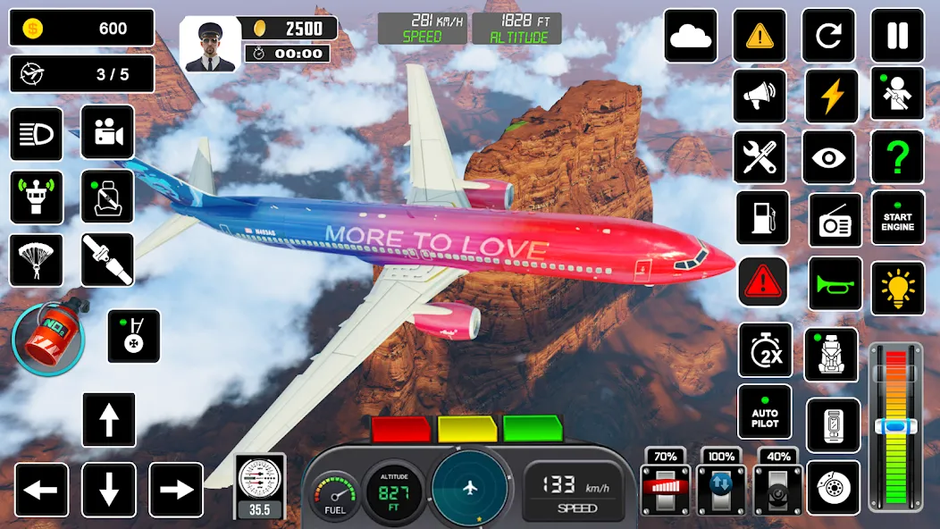 Pilot Flight Simulator Games  [МОД Mega Pack] Screenshot 4