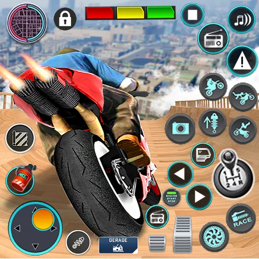 Mega Ramp Bike Stunts Games 3D  [МОД Mega Pack] Screenshot 1