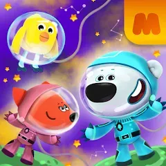 Скачать взломанную Be-be-bears in space  [МОД Mega Pack] - полная версия apk на Андроид