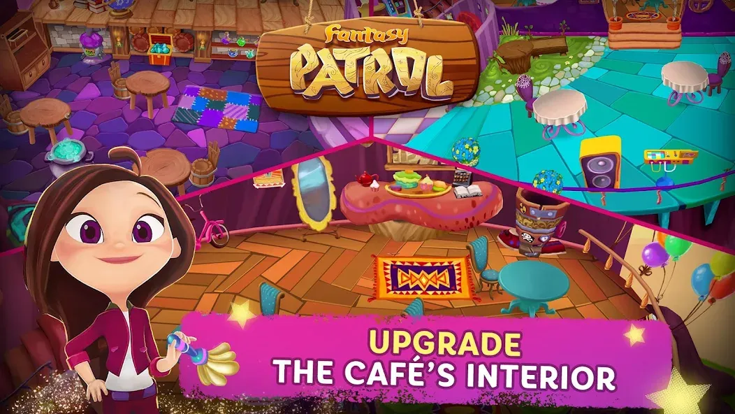 Fantasy Patrol: Cafe  [МОД Бесконечные деньги] Screenshot 5