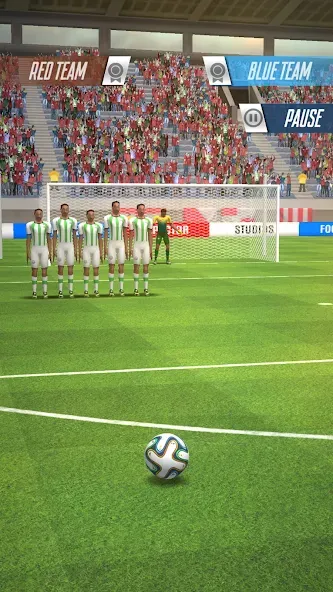 Strike Football Game FreeKick  [МОД Много денег] Screenshot 2