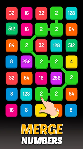 2248 - Numbers Game 2048 (Пазл)  [МОД Много денег] Screenshot 1