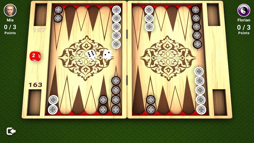 Backgammon -  Board Game  [МОД Бесконечные деньги] Screenshot 1