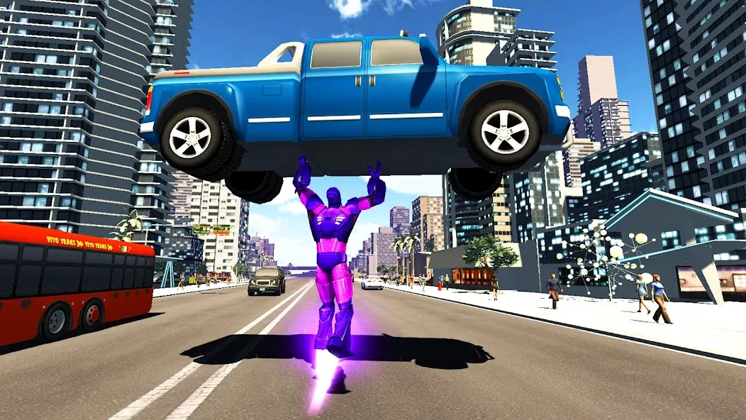 Super city hero:Iron Hero War (Супер сити герой)  [МОД Бесконечные деньги] Screenshot 3