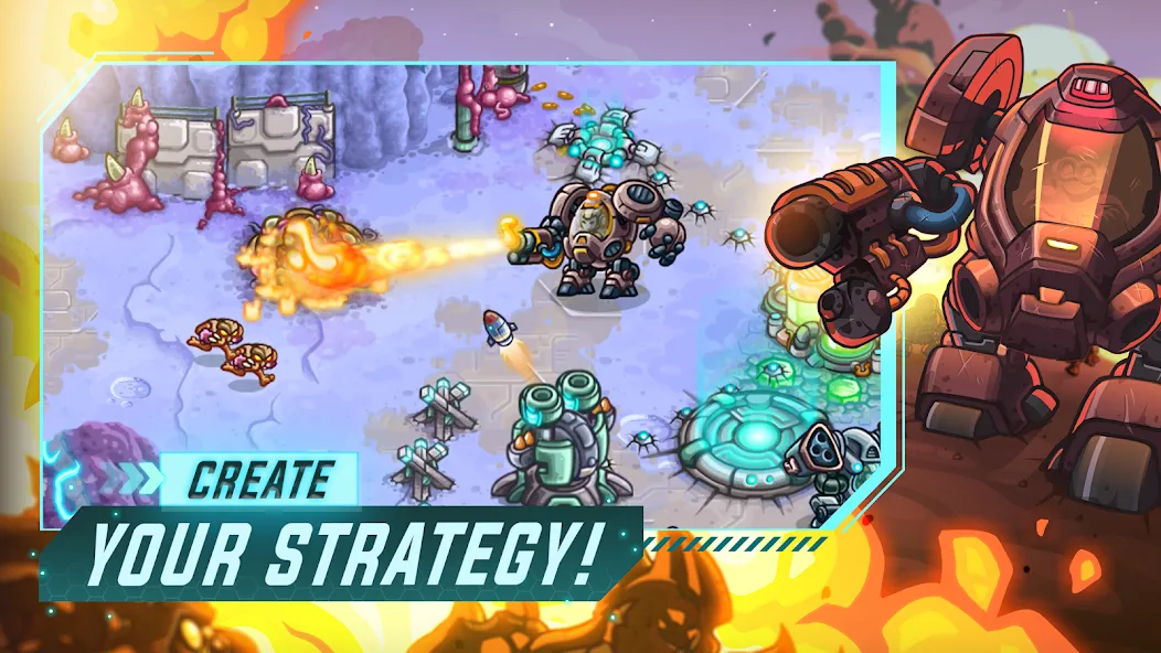 Iron Marines Offline Strategy  [МОД Меню] Screenshot 2