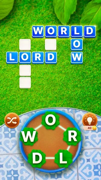 Word Garden : Crosswords (Уорд Гарден)  [МОД Много монет] Screenshot 2