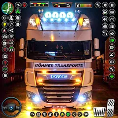 Скачать взлом US Truck City Transport Sim 3d  [МОД Unlocked] - полная версия apk на Андроид