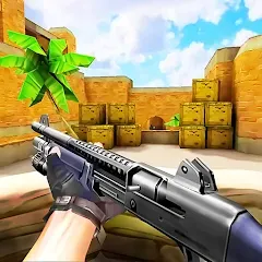 Взлом Gun Strike: FPS Shooter Game (Каунтер Атак)  [МОД Unlimited Money] - полная версия apk на Андроид