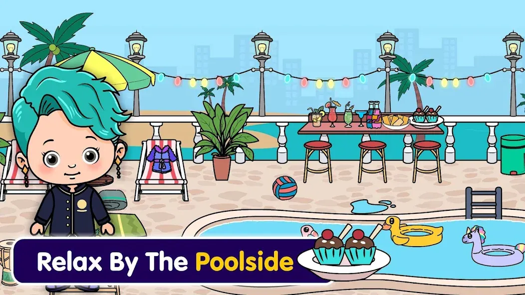 Tizi Town - My Hotel Games  [МОД Все открыто] Screenshot 4